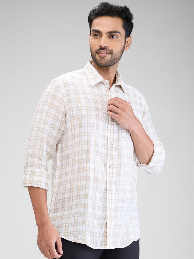 Colorplus Beige Casual Shirt 