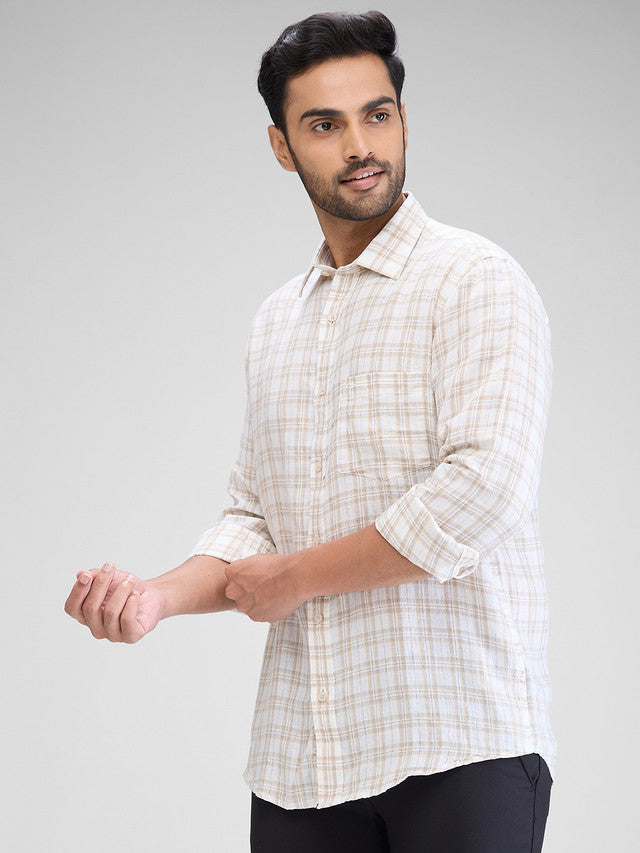 Colorplus Beige Casual Shirt 