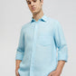 Men Tailored Fit Light Grey Shirt