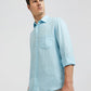 Men Tailored Fit Light Grey Shirt