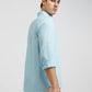 Men Tailored Fit Light Grey Shirt