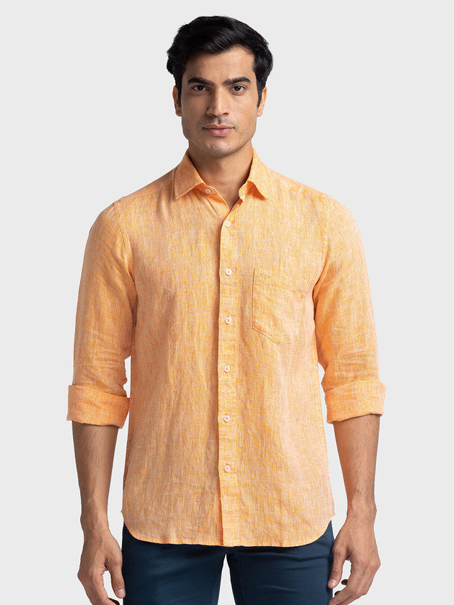 Colorplus Orange Casual Shirt 