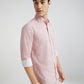 Colorplus Men Pink Printed Regular Fit Cotton Casual Shirt