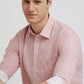 Colorplus Men Pink Printed Regular Fit Cotton Casual Shirt