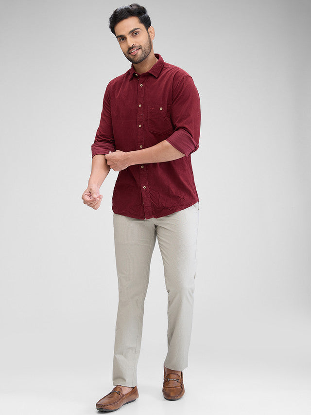 Colorplus Maroon Casual Shirt 