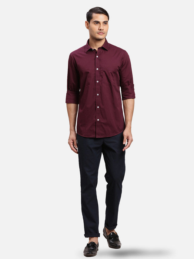 Colorplus Purple Casual Shirt 