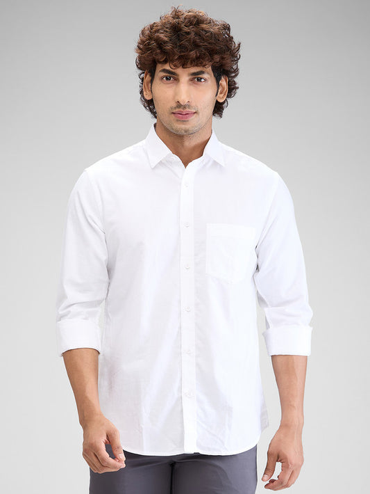 Colorplus White Casual Shirt 