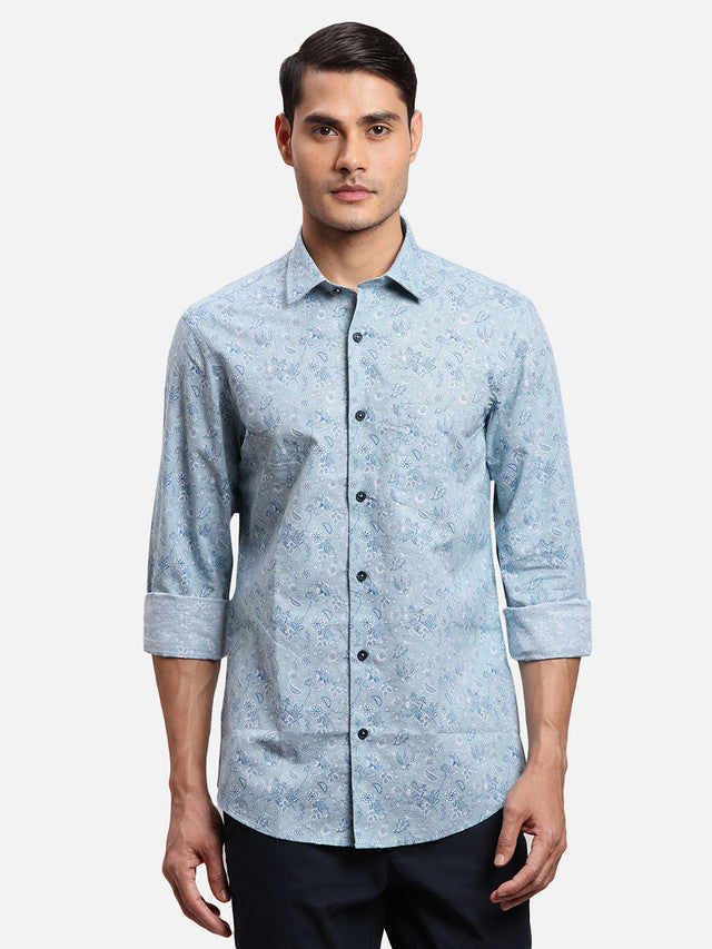 Colorplus Blue Casual Shirt 