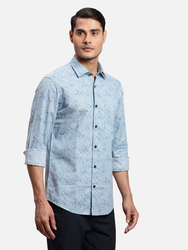 Colorplus Blue Casual Shirt 