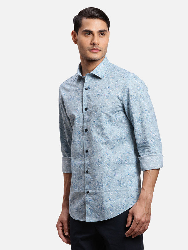 Colorplus Blue Casual Shirt 