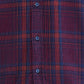 Colorplus Maroon Checks Regular Fit Cotton Casual Shirt