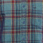 Colorplus Men Blue Checks Regular Fit Cotton Casual Shirt