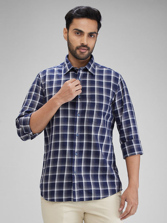 Colorplus Blue Casual Shirt 