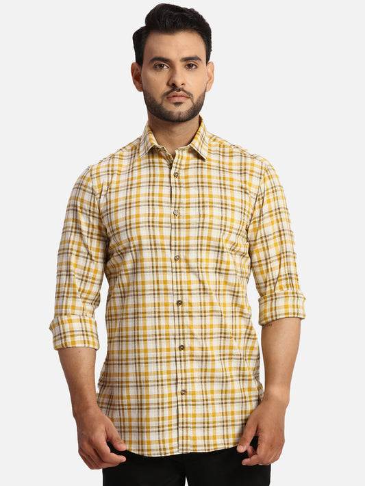 Colorplus Yellow Casual Shirt