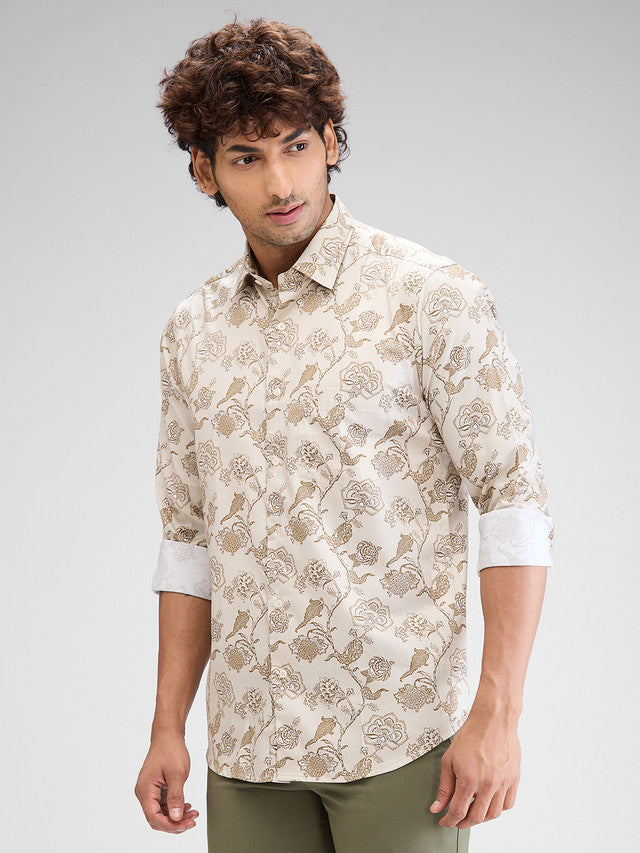 Colorplus Beige Casual Shirt 