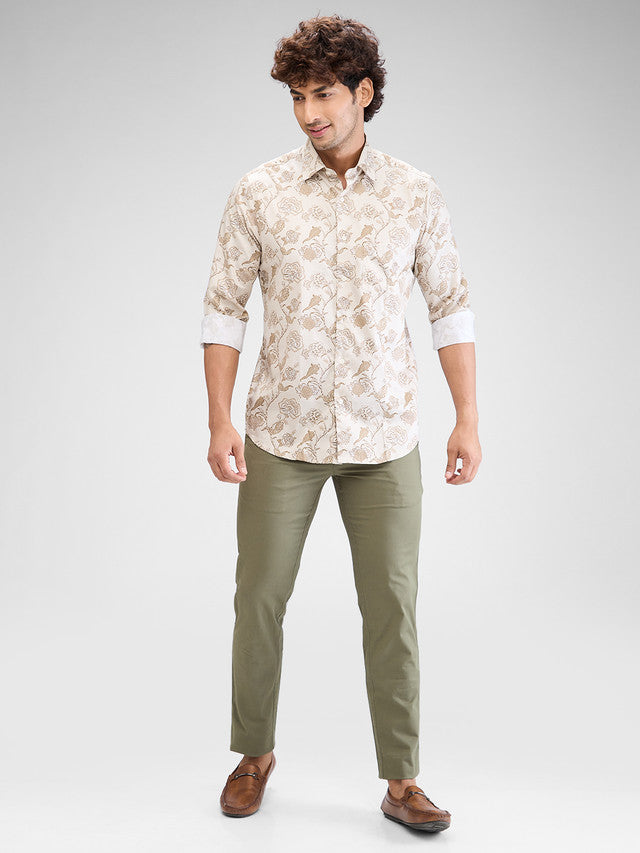 Colorplus Beige Casual Shirt 