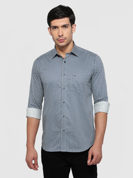 Colorplus Blue Casual Shirt