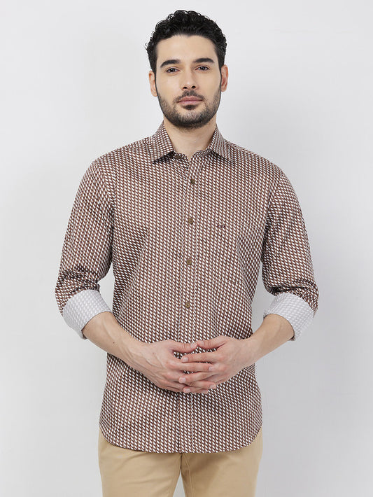 Colorplus Brown Casual Shirt