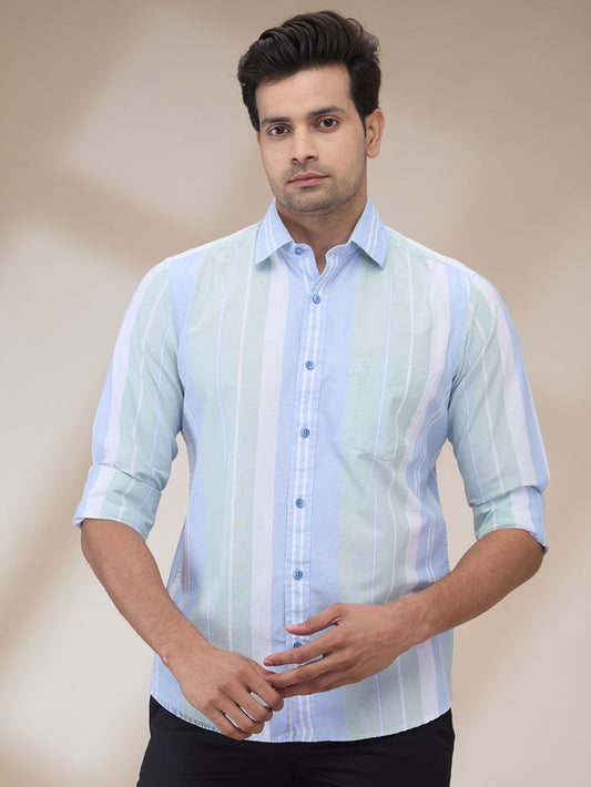 Colorplus Blue Casual Shirt