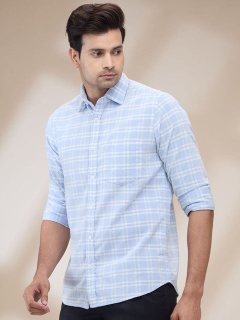 Colorplus Blue Casual Shirts