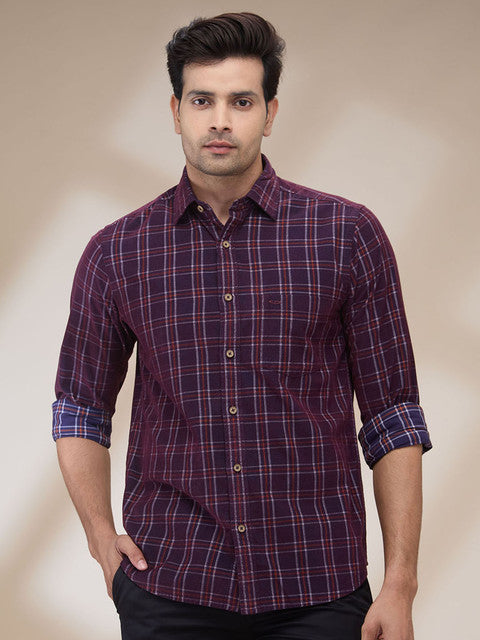 Colorplus Maroon Casual Shirts