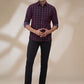 Colorplus Maroon Casual Shirts