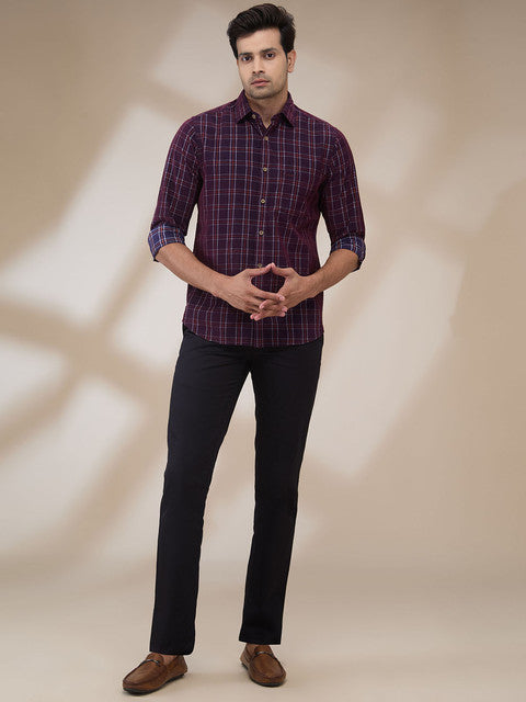 Colorplus Maroon Casual Shirts