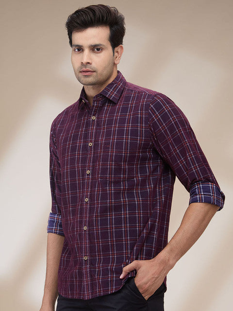 Colorplus Maroon Casual Shirts