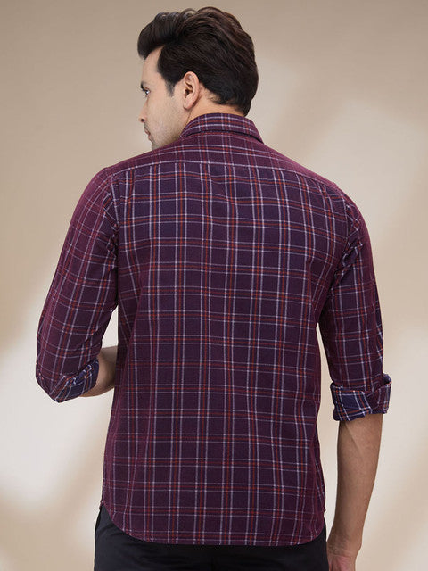 Colorplus Maroon Casual Shirts