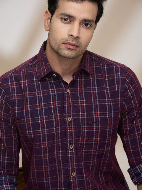 Colorplus Maroon Casual Shirts