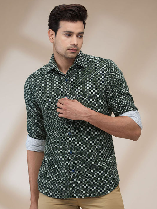 Colorplus Green Casual Shirt