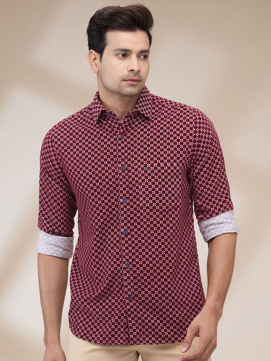 Colorplus Red Casual Shirt