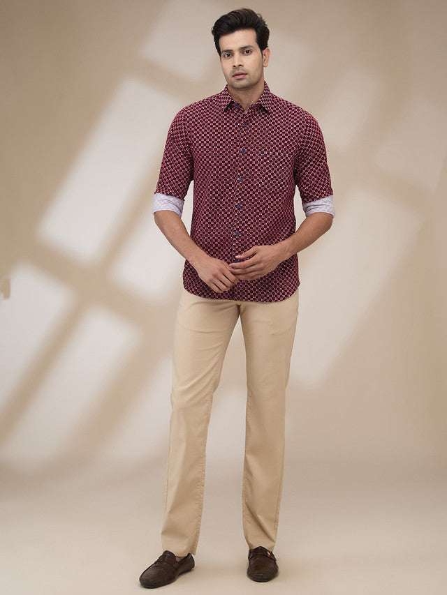 Colorplus Red Casual Shirt