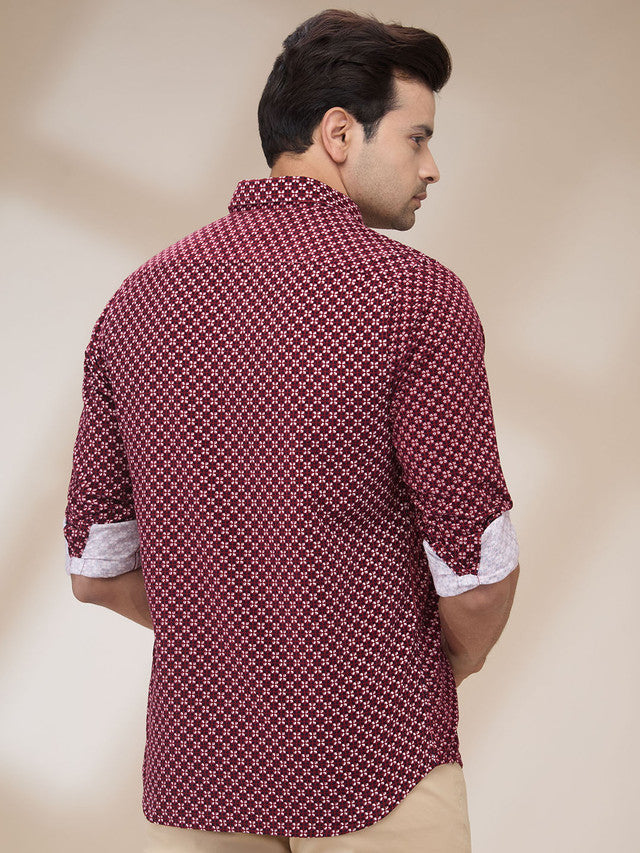 Colorplus Red Casual Shirt