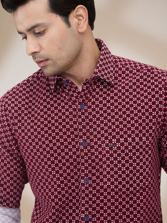 Colorplus Red Casual Shirt