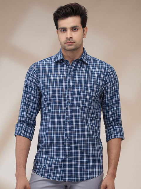 Colorplus Blue Casual Shirts