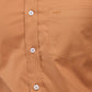 Colorplus Men Brown Plain Regular Fit Cotton Casual Shirts