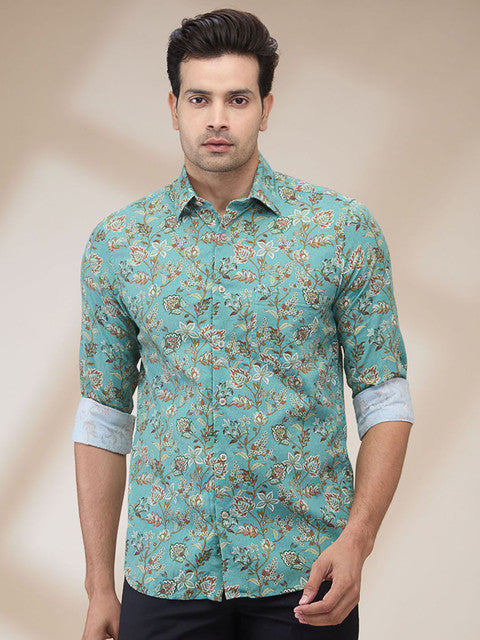 Colorplus Green Casual Shirts