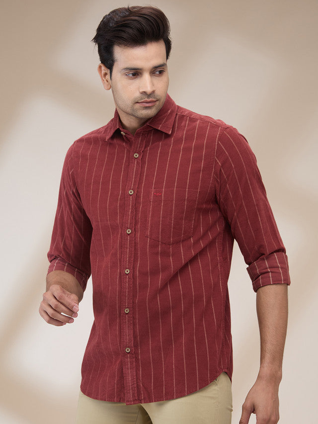 Colorplus Maroon Casual Shirt