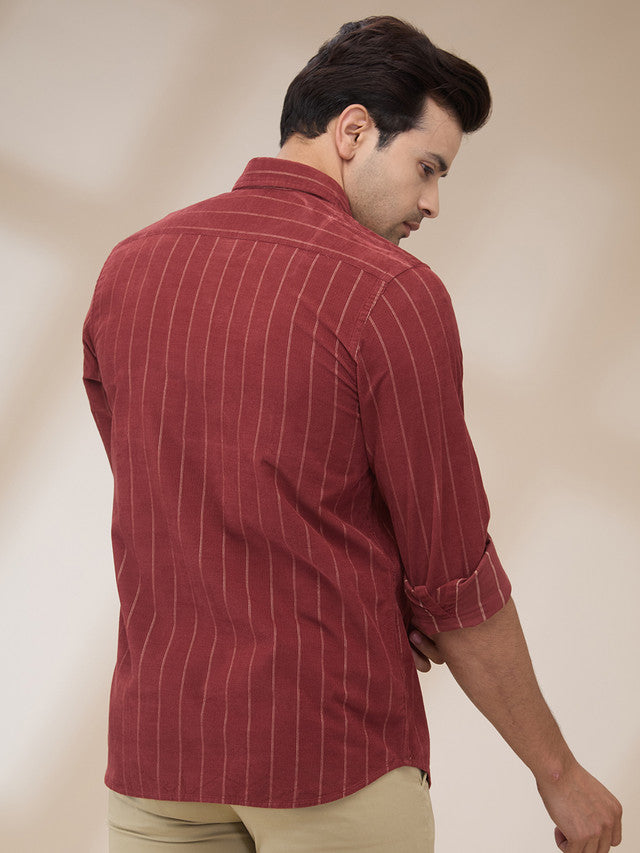Colorplus Maroon Casual Shirt
