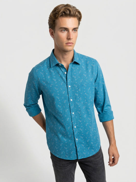 Colorplus Blue Casual Shirt