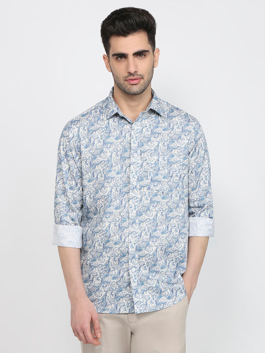 Colorplus Blue Casual Shirt