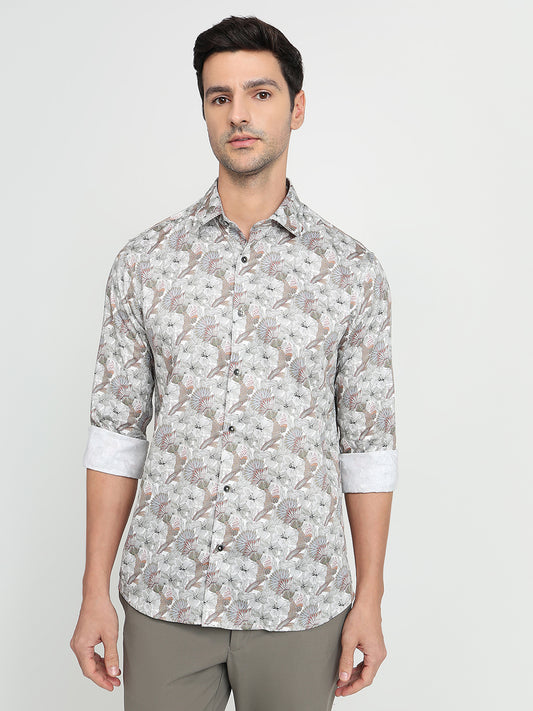 Colorplus Brown Casual Shirt 