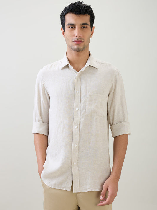 Colorplus Brown Casual Shirt 