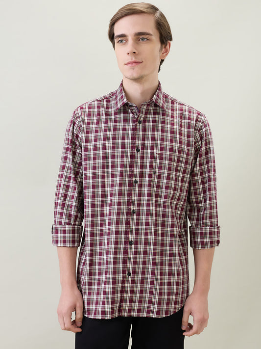 Colorplus Maroon Casual Shirt 