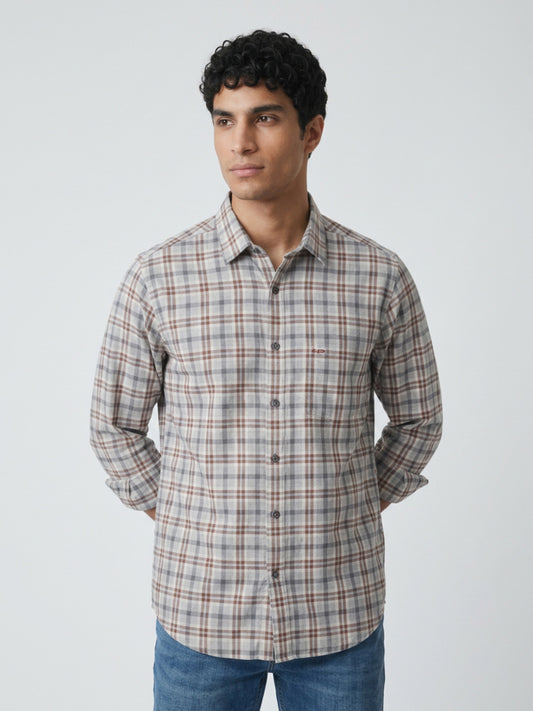 Colorplus Grey Casual Shirt