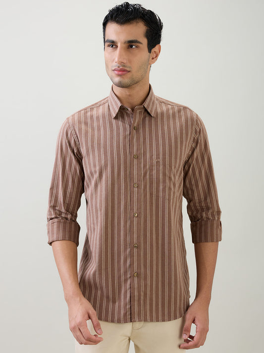 Colorplus Brown Casual Shirt 