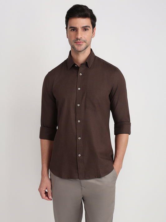 Colorplus Brown Casual Shirt 