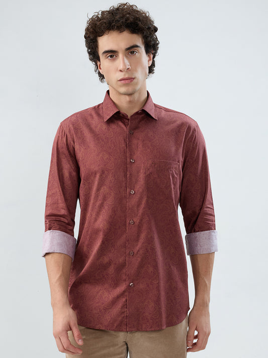 Colorplus Red Casual Shirt