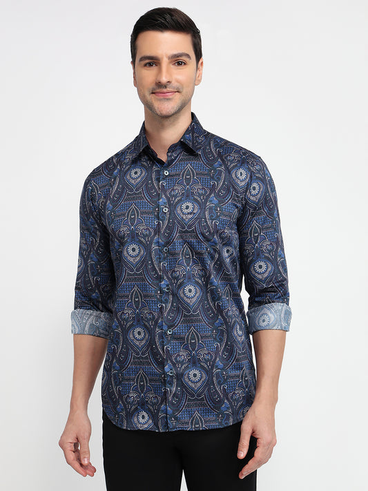 Colorplus Blue Casual Shirt